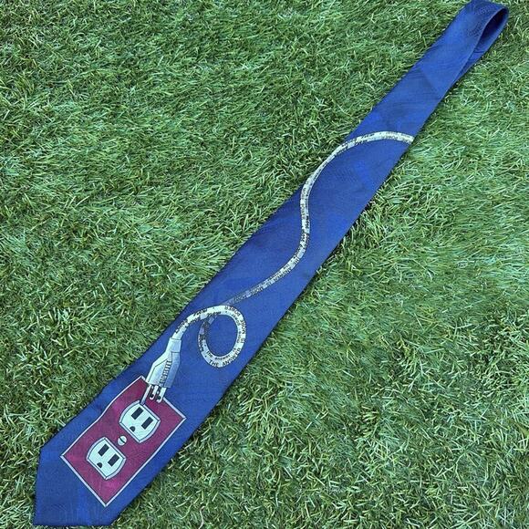 VTG 90s Sitcom Home Improvement Tim The Tool Man Taylor Novelty Costume Neck Tie - Picture 2 of 5